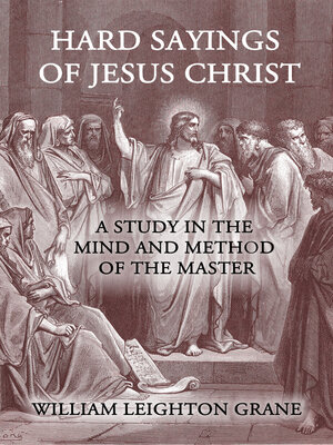 cover image of Hard Sayings of Jesus Christ